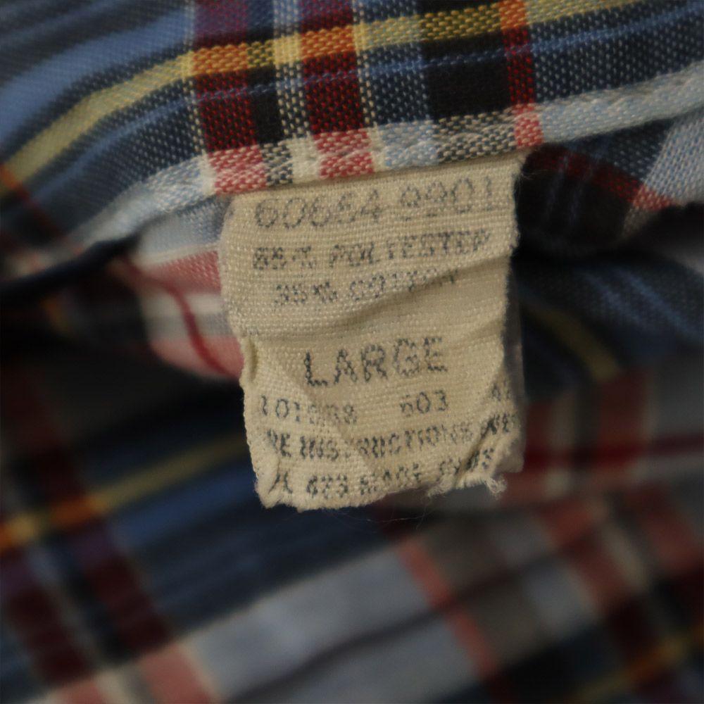 Levi's 70s vintage Košile s dlouhým rukávem s kostkovaným vzorem L modrá Pánská Použitá
