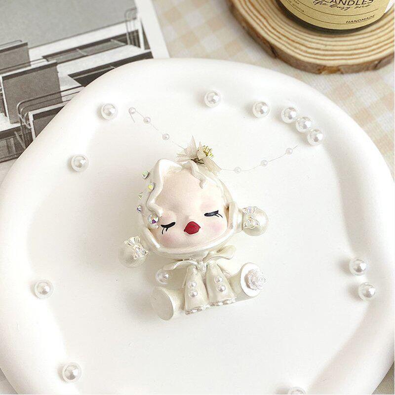 Cute Cartoon Doll Car Aromatherapy Air Conditioning Air Outlet Ornament Car Fragrance Fragrance Fragrant Stone Gift for Women