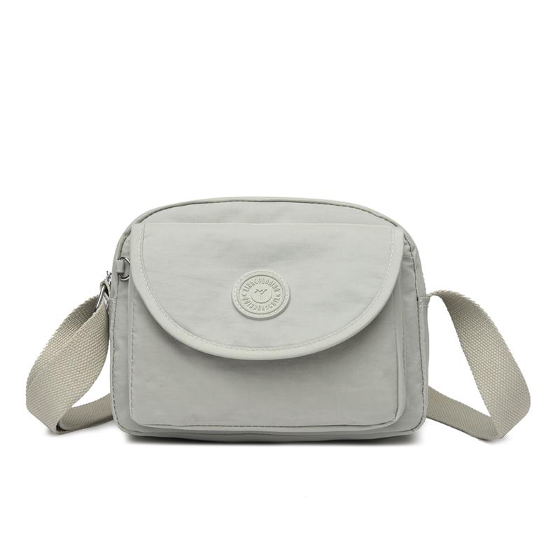 Small Square Bag Women's Shoulder Bag Nylon Crossbody Bag Mobile Phone Bag