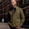Men's European & American Retro Solid Color Warm Jacket Coat for 2025