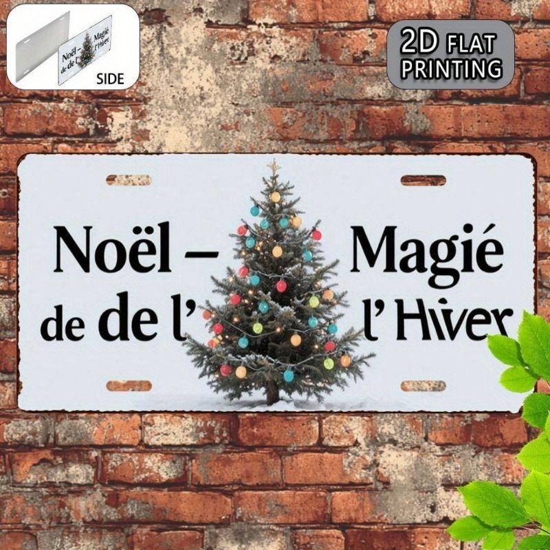 Motorcycle Souvenir License Plate, Metal Auto Wall Decor 15x30cm