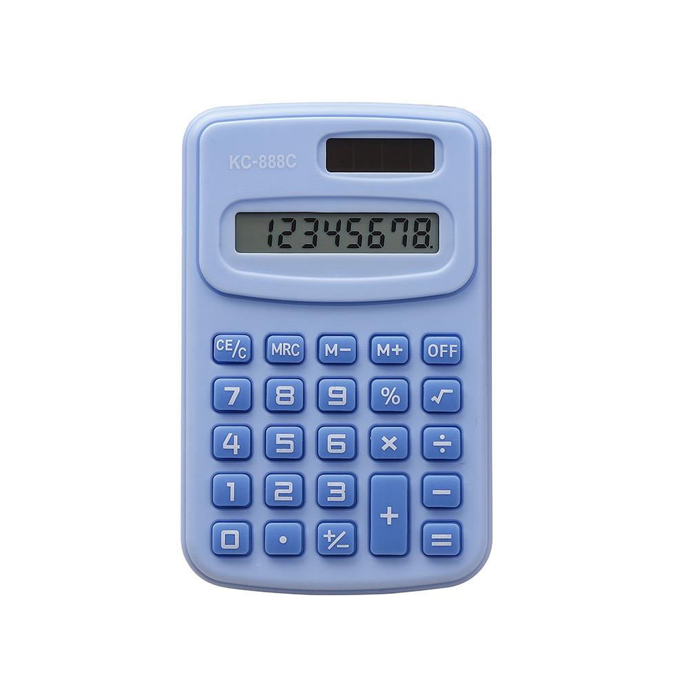 Cute Mini Fresh Solar Calculator With 8 Digit Display LCD Screen For Office and Student Use