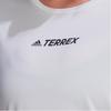 Adidas Terrex T Shirts Women's White Crew Neck Moderate Straight Fit H53387