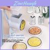 Manual Nut And Cheese Grinder With Stainless Steel Blade For Kitchen Use
