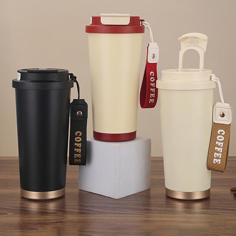 Suishui 316 Stainless Steel Dual-Drink Insulated Coffee Mug