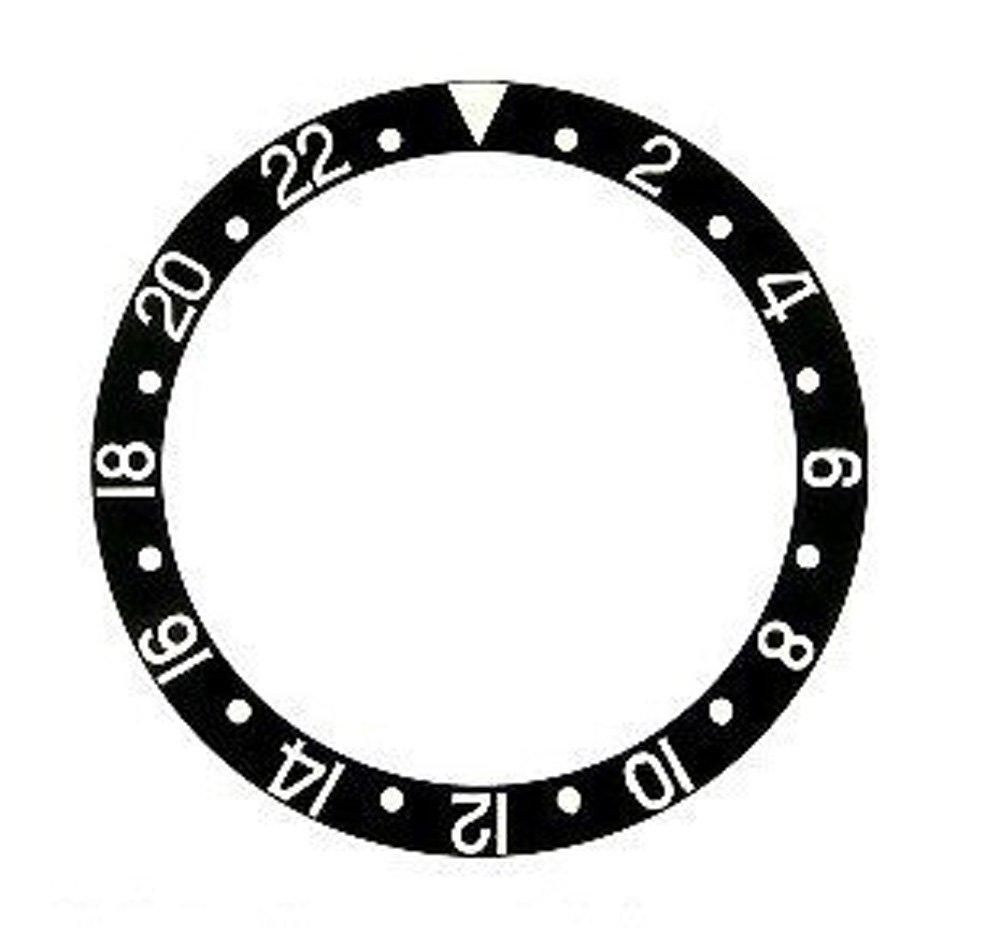 

[Import King Original] Watch Parts - Compatible with Rolex GMT Master - Bezel Disc - Aftermarket Part - 16710 16700 Black