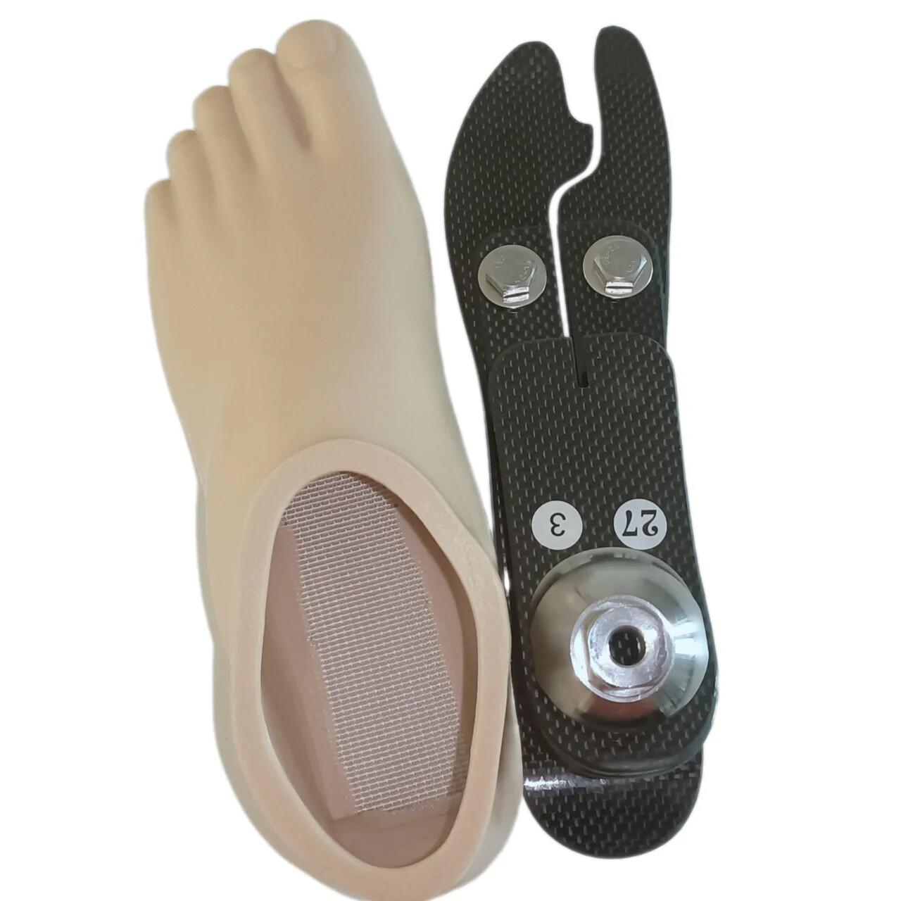 

Carbon Fiber Prosthetic Foot - Energy Storage Design, Size 22–27 Available 27-right чорний