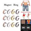 2026 New European and American Adjustable Magnetic Ring Magnetic Slimming Ring Weight Loss Care Fitness Weight Fashion Ring