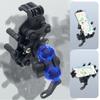 Motorcycle Phone Holder with Vibration Dampener & Secure Lock, Anti-Theft Motorcycle Phone Mount Handlebar Phone Holder