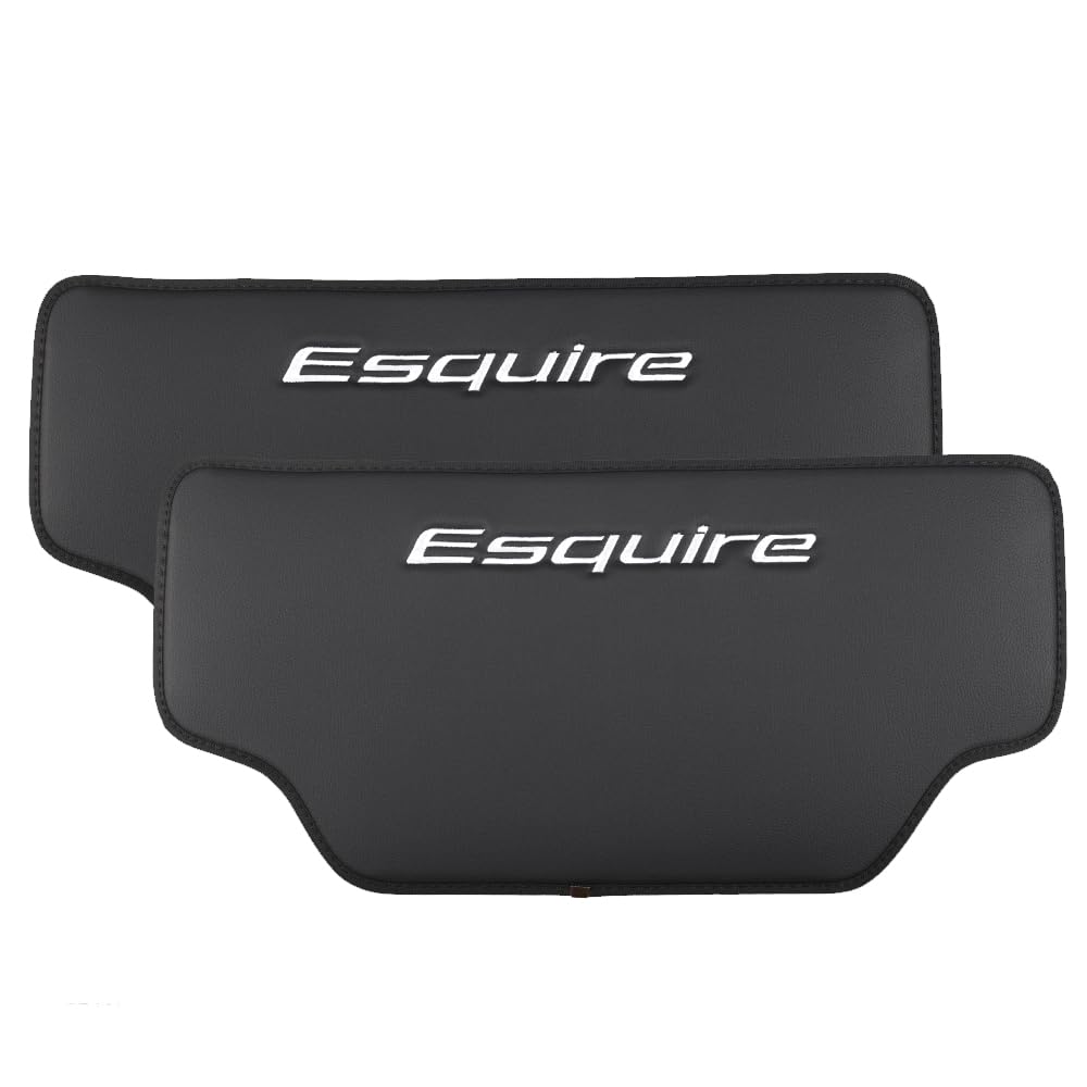 SAWAKAKI Kick Guard for Toyota Seat Back Leather Seat Back Interior Stain with Logo Esquire, Mat, Protector, Prevention,