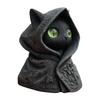 Garden Statue Figurine, ,shaped Cloak Skeleton Statue, Black Cute Cloak Collectible Figurine, Gift