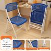 Folding Dormitory Study Chair - Comfortable, Portable, and Simple for Home and Office