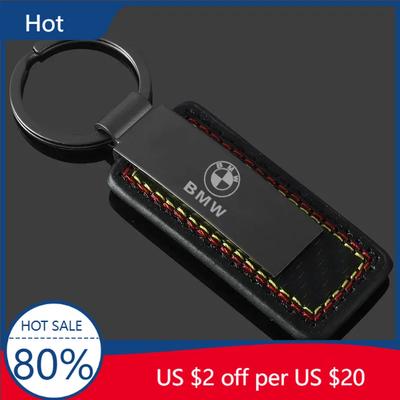 2025 M 2025 2025 Car Keychains Leather Metal Key Rings Gift Pendant for BMW M Power M5 M6 M3 F20 F30 F82 E61 E63 E90 E46 E39 G2