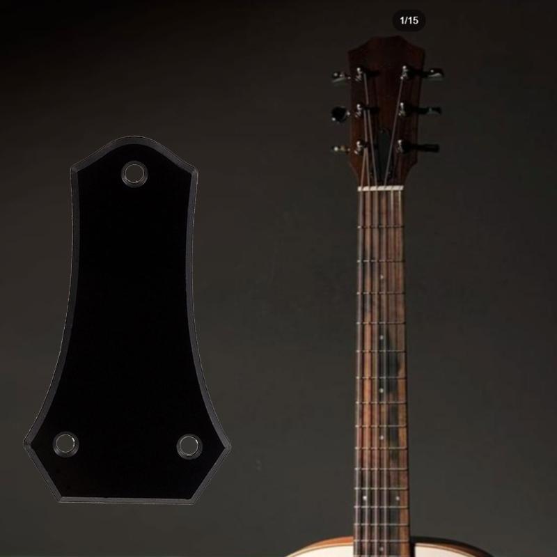 Plastic Construction 3 Mounting Hole Guitar Trusses Rod Protectors Single Layer Bullnose Styles Guitar Trusses Rod Cover