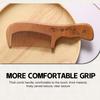 New Anti-Static Handcrafted Natural Peach Wood Hair Comb Head Massage Sandalwood Comb Hair Care Diy Styling Tool