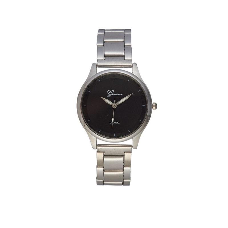 Ultra-thin Steel Strap Couple Watch Fashionable Quartz Wristwatch For Men And Women Casual Style