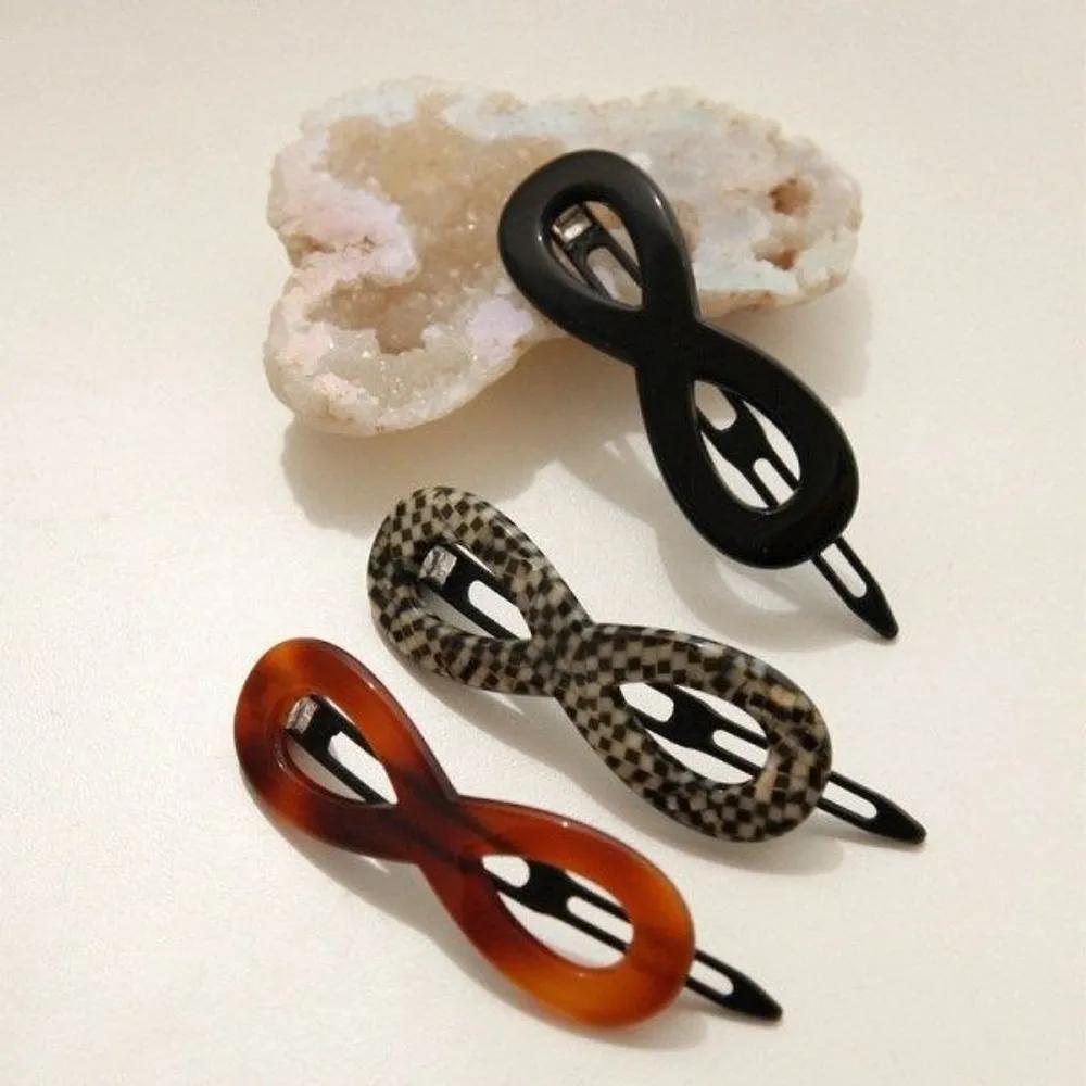 bydaisy Slim Ribbon Point Hairpin Bh0940 brown