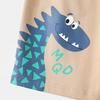 MQDMINI Boys' Cartoon Dinosaur Casual Shorts