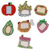 Colorful Fruit Shape Refrigerator Magnets Frame Holds Photos Card Note Memos With Reliable Magnetic Adhesion Holder