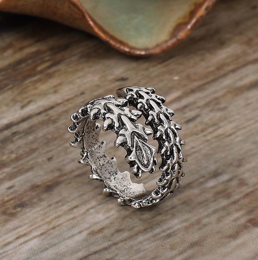 

Европейско-американский сплав геометрический ретро регулируемое кольцо с открытой шинкой