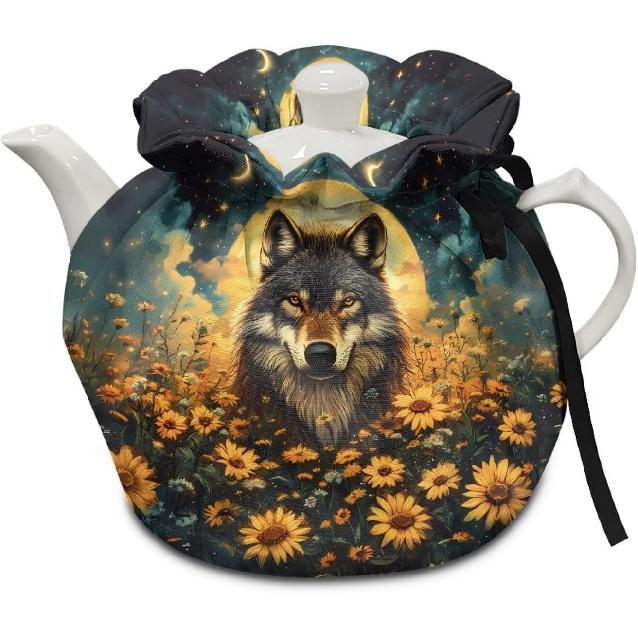 Xoenoiee Tea Pot Cosy Cotton Tea Cozy for Teapots Dust Cover ulated Kettle Cover Teapot Warmer for Home Kitchen Decorative Accessories Tea Time