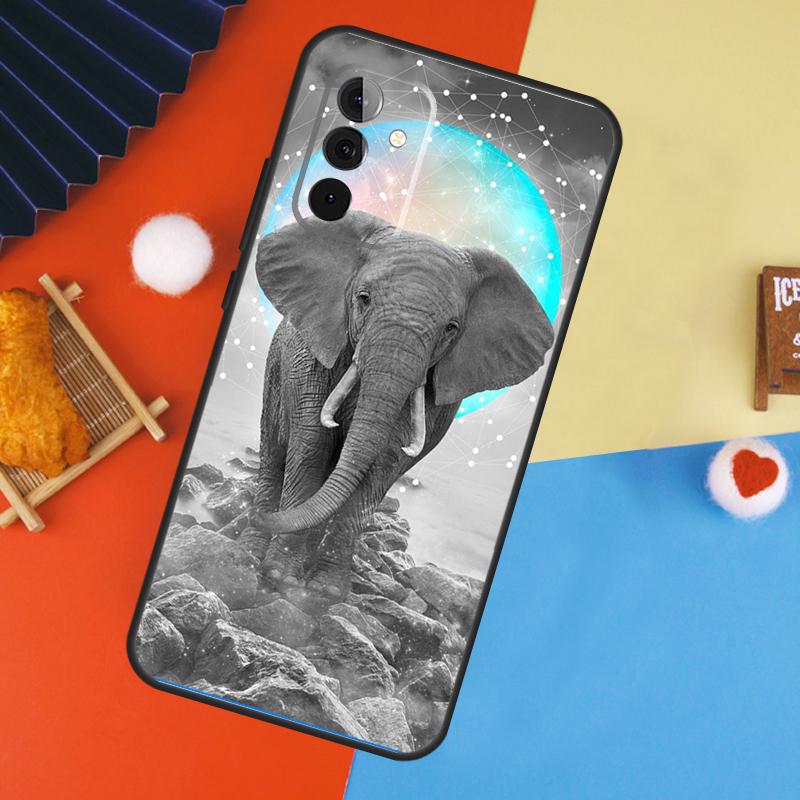 Elephants Colored Case For Samsung Galaxy A54 A34 A14 A15 A35 A55 A52 A32 A12 A51 A71 A13 A23 A33 A53 Cover