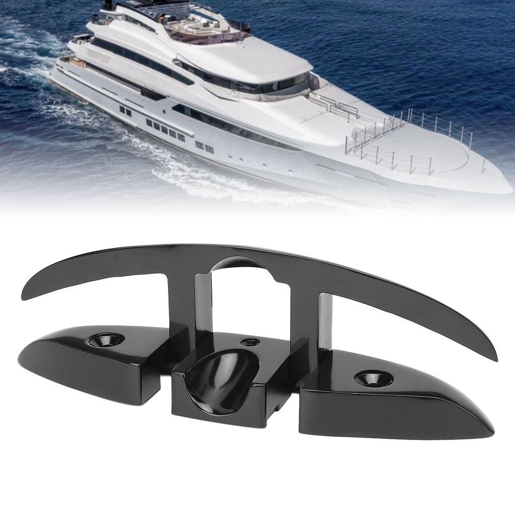 Clemă pliabilă pentru barcă, 8,5 inci, din oțel inoxidabil 316, fixare sigură, frânghie pliabilă pentru dock, foarte lustruită