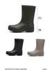 Unisex Mid-Calf Waterproof Drawstring Rain Boots - Lightweight Non-Slip Rubber Shoes