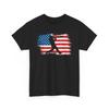 Baseball Player USA Flag T Shirt, Baseball Sports Lovers Women Men Shirt