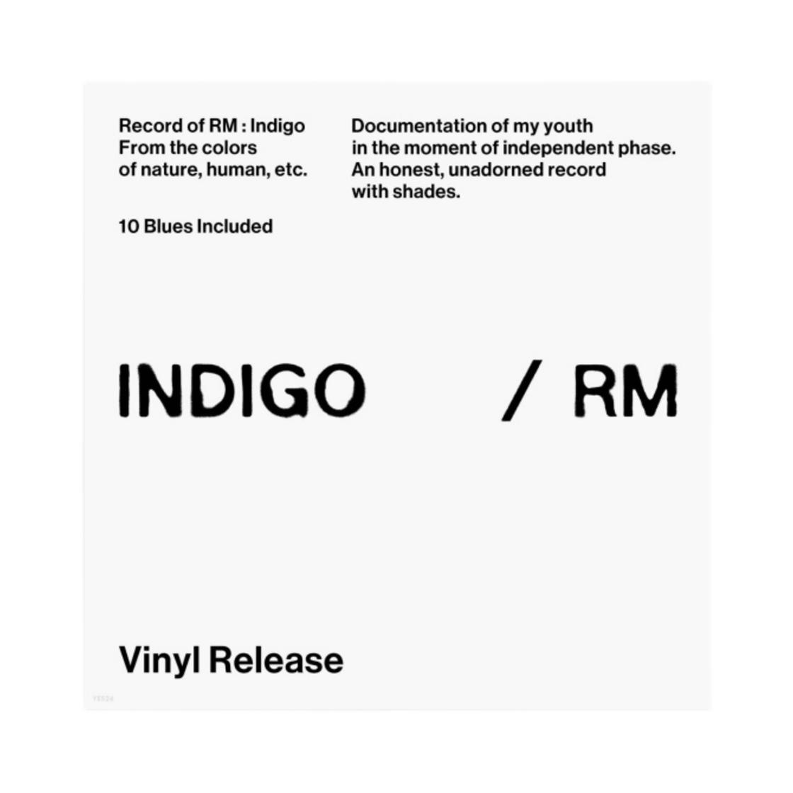 BTS RM Индиго LP ONE SIZE