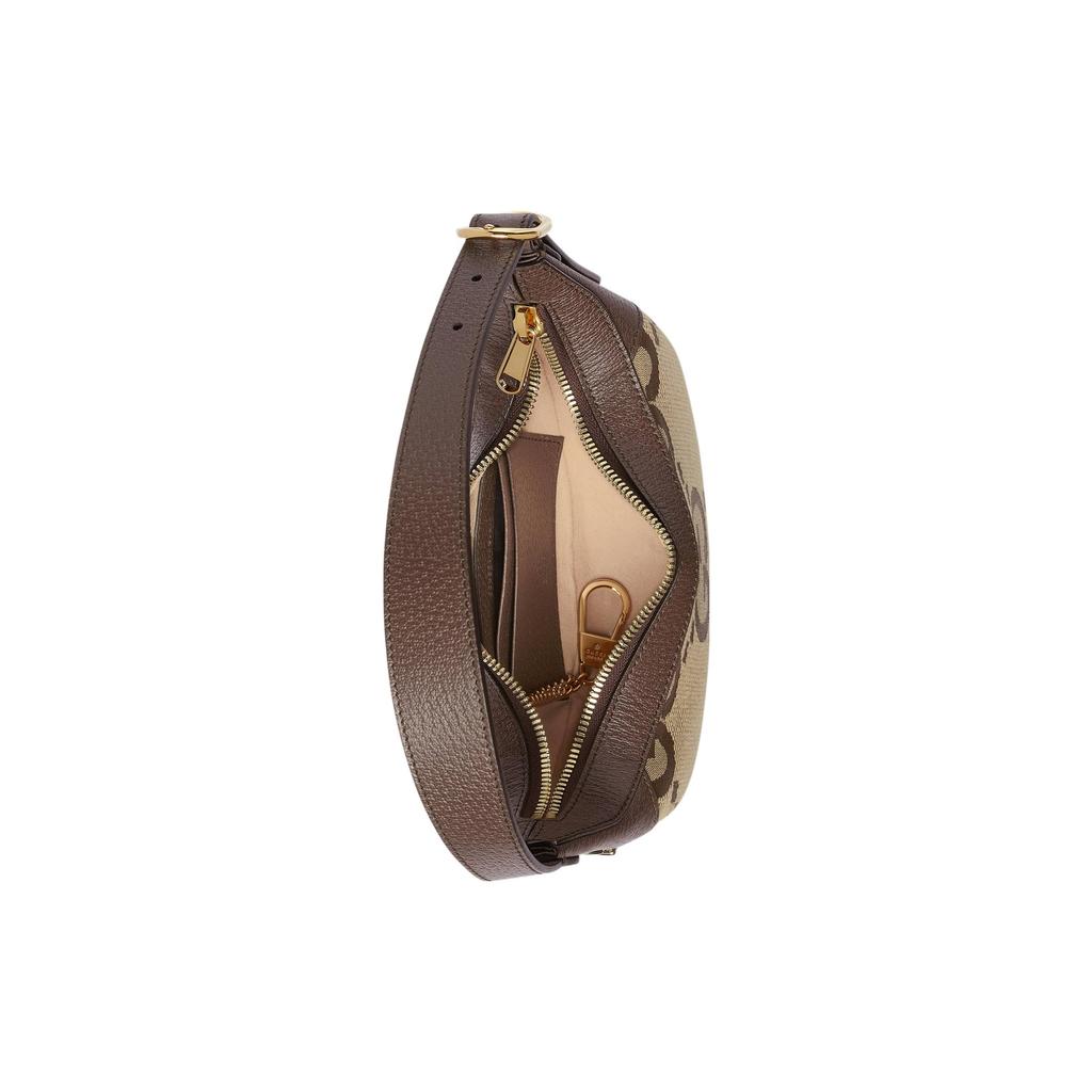 Gucci Ophidia Jumbo GG Mini Tasche Kamel/Ebenholz Damen Umhängetaschen Braun 658551-UKMDG-2570