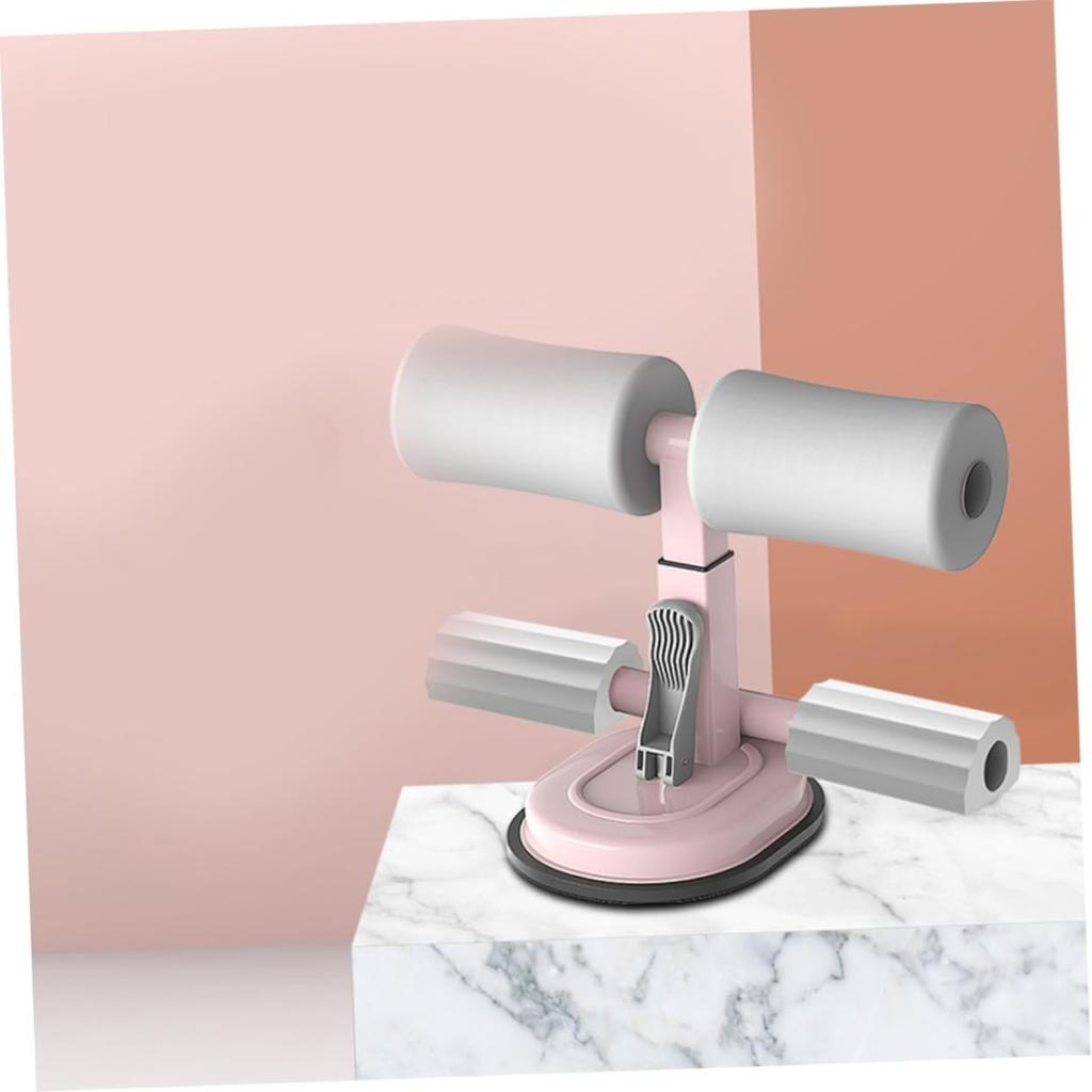 Fitness Bar Sit-up Tool Natural Rubber Training Tool Waist Belly Exercise Grey