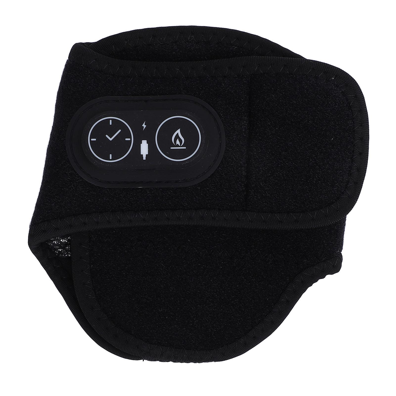 

Электрическая грелка для голеностопа с таймером и контролем температуры, нагреваемая повязка на голеностоп, согреватель для стопы и голеностопа для дома чёрный