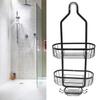 Metal Iron Wall Mounted Bathroom Basket 2 Layer Punch   Bathroom Shelves Toilet Accessories