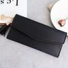 Korean Style Women's Long Clutch Wallet with Multi-Card Slots and Coin Purse
