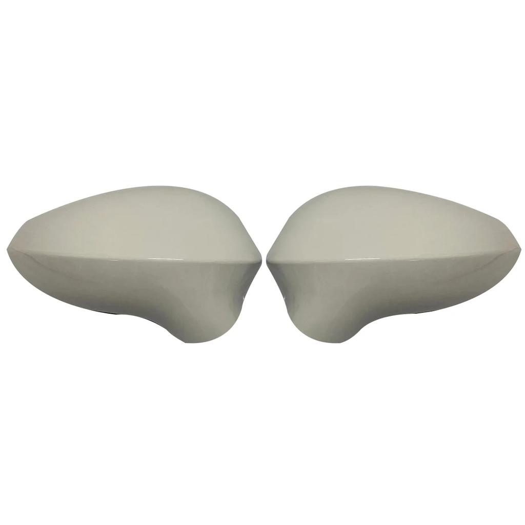Pair Replacement Rearview Side Mirror Covers Cap For Seat Leon MK2 1P Ibiza MK4 6J Exeo 3R 2008-2017 Car Accessories Black/White