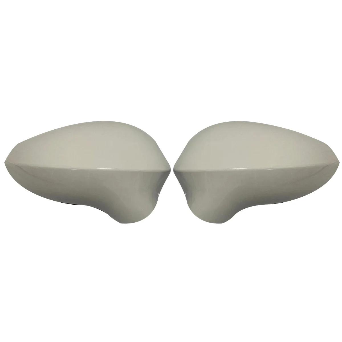 

2 шт. сменные боковые чехлы для зеркал заднего вида автомобиля, крышка для Seat Leon MK2 1P Ibiza MK4 6J Exeo 3R 2008-2017, аксессуары для зеркального чехла Gloss White