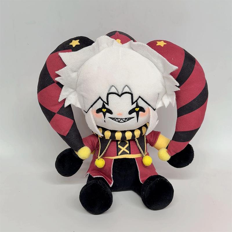 27cm The Freak Pierrotthe Harlequin Circus Plush Cartoon Pierrot Plushie Anime Peripherals Stuffed Pillow for Kid Gifts