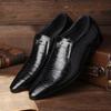 Office Dress Shoes for Men Vintage Men's Casual Leather Shoes Comfortable Slip-on Men's Loafers New Moccasins Sapatos Masculinos