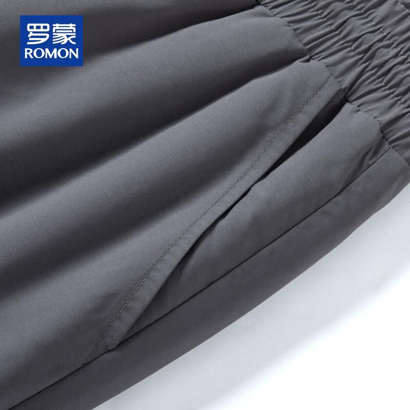 ROMON Men's Autumn Winter Fleece Lined 90% Duck Down Thermal Pants