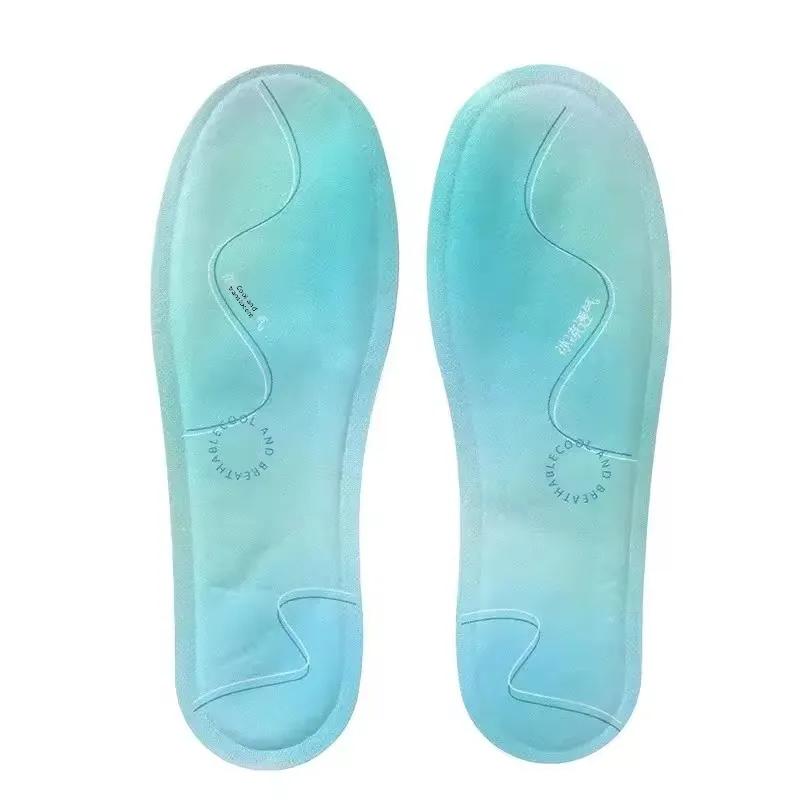 1/2 párov Letné chladiace vložky do topánok Priedušné Športové bežecké doplnky Podložky pod nohy Absorbujúce pot Deodorantové vložky pre ženy Mužov