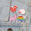 Süße Kawaii Regenbogen Schaf Fuchs Alpaka Lama Schwein Anstecknadeln Cartoon Tier Reversnadel Metallabzeichen Sammlung Damenschmuck Geschenke