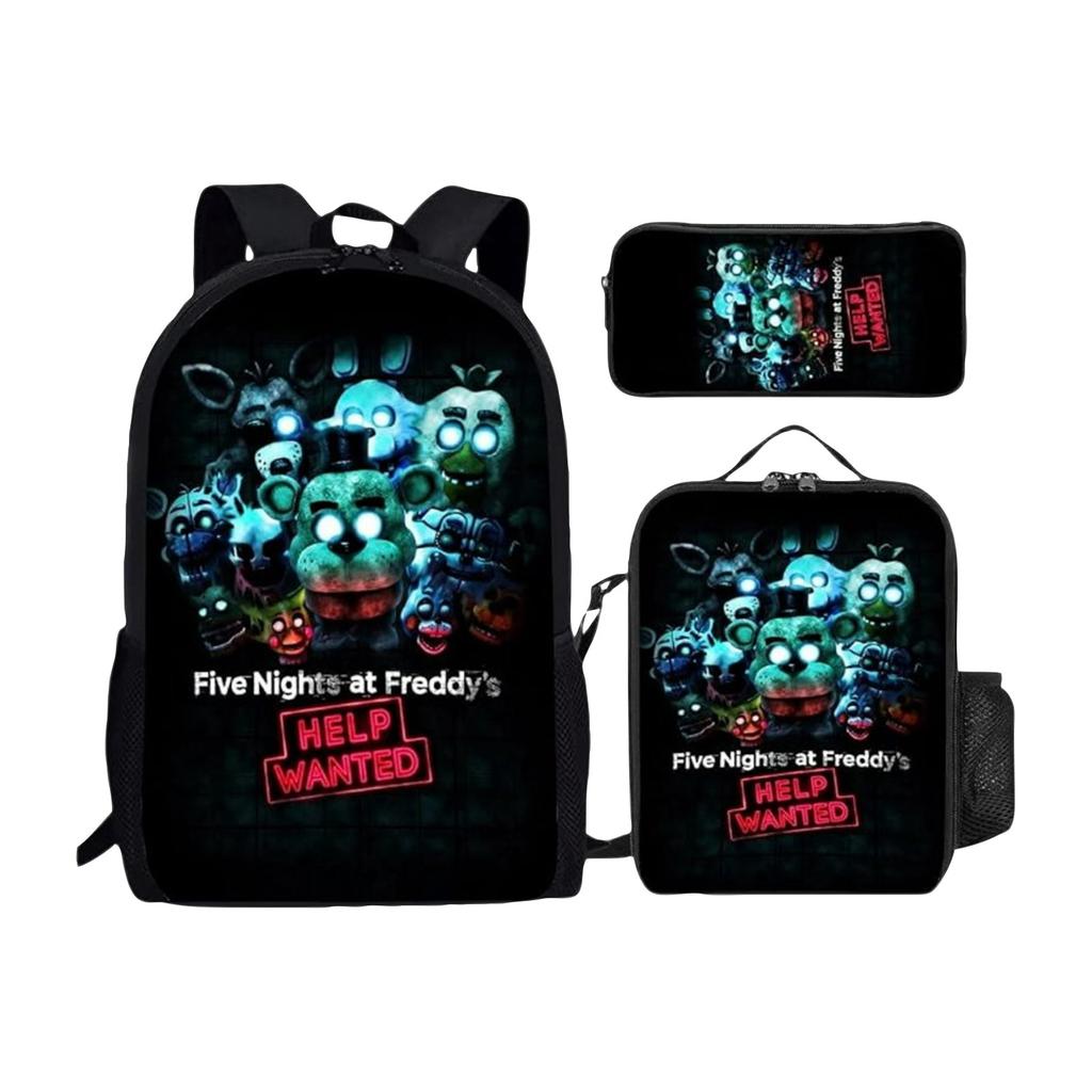 Anime Peripheral Printed Backpack, Personalized Backpack Storage Bag,,1 * Backpack, 1 * Stationery Bag, 1 * Shoulder Bag