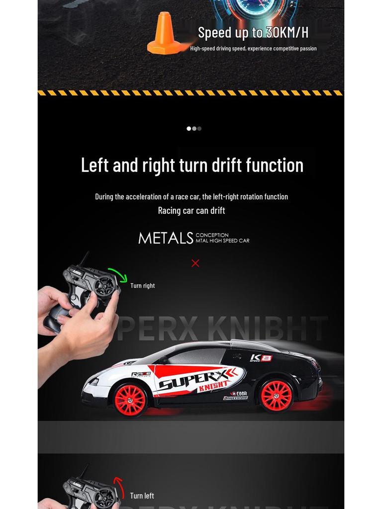 AE86 High-Speed 4WD RC Drift Racing Car - Professional Remote Control GTR Toy