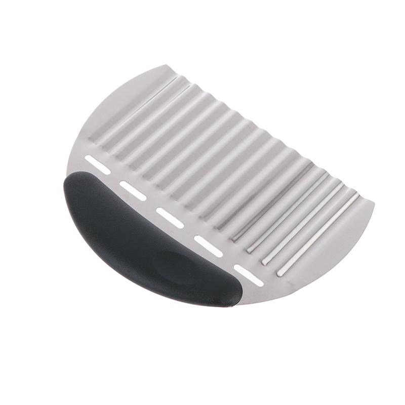 French Fries Cutter Stainless Steel Slicer Big Wave Shape Potato Chip Cutter Knife Vegetable Chopper Kitchen Gadgets Cutter