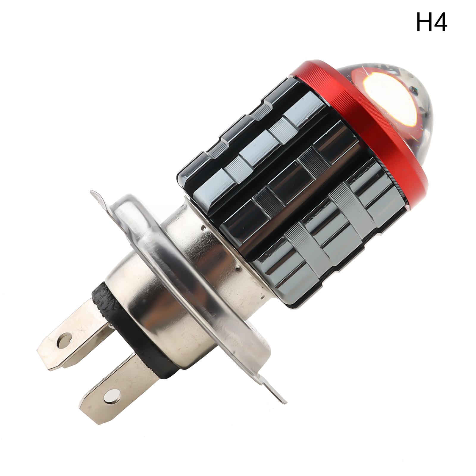 

1 шт. H4 BA20D светодиодная лампа для фар мотоцикла CSP Chips дальний ближний свет желтый белый двухцветный скутер мотоцикл противотуманные фары фара H4