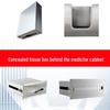 Shangweisha 304 Stainless Steel Concealed Recessed Tissue Holder