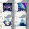 T-Tensura Double-Sided Printed Square Pillow Cover Decorative Cushion Cover For Sofa Bedroom Bedside