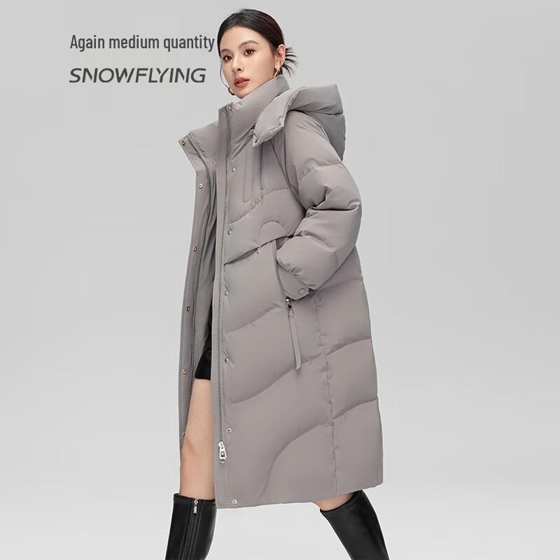 SNOWFLYING Women's Long Warm Down Puffer Coat