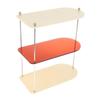 Organizer Acrylic Tray Makeup Perfume Stand Vanity Shelf Cosmetic Rack With Iron Body And